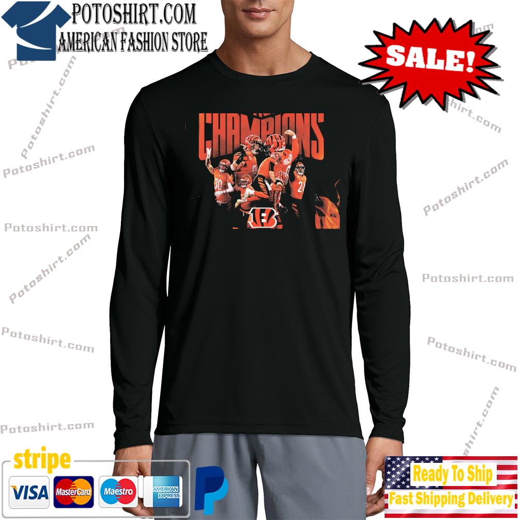 Cincinnati Bengals 2022 AFC North Division Champions Locker Room Trophy  2023 T-Shirt, hoodie, sweater, long sleeve and tank top