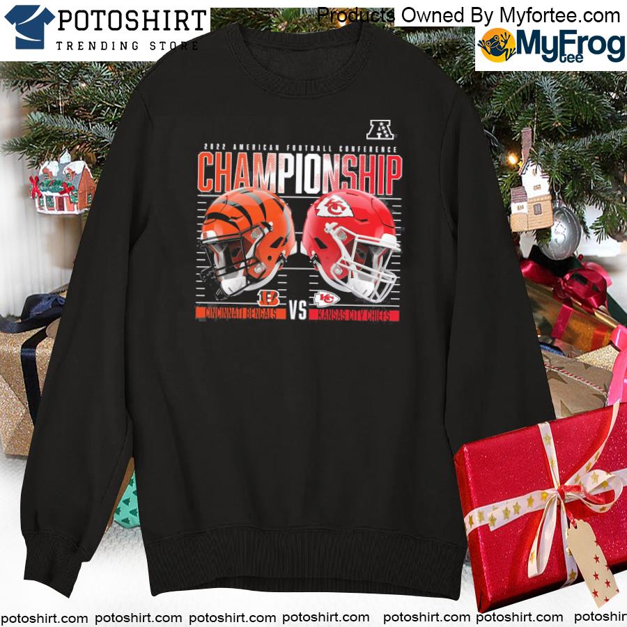 Cincinnati Bengals vs. Kansas City Chiefs AFC Championship shirt