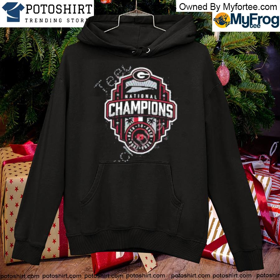 Georgia Bulldogs college Football playoff 2022 national champions T-s hoodie