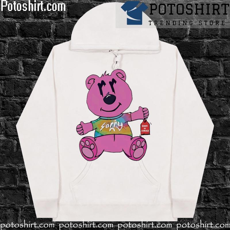 Joe Burrow wears Sorry in Advance's pink bear 2023 s hoodiess