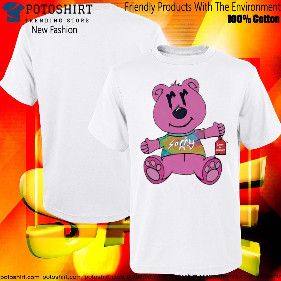 Joe Burrow wears Sorry in Advance's pink bear 2023 shirt