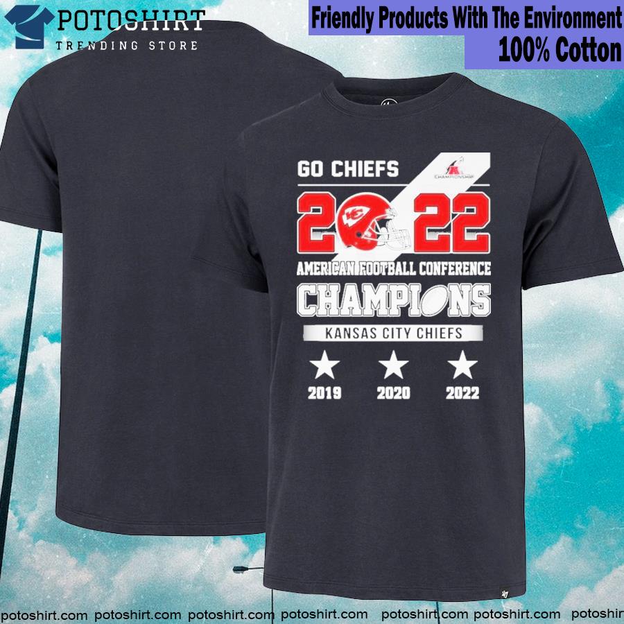 Kansas city Chiefs 2022 American Football conference champions go Chiefs T-shirt