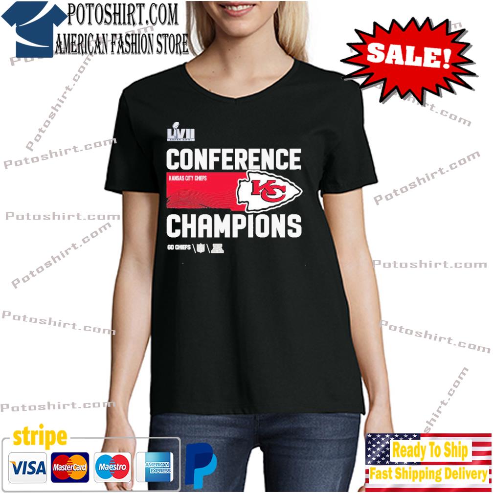 Women's Nike Gray Kansas City Chiefs 2022 AFC Champions Locker Room Trophy  Collection T-Shirt