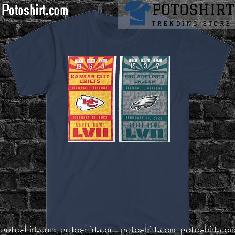 Philadelphia Eagles vs Kansas City Chiefs Super Bowl LVII Feb 12 2023  Glendale Az shirt, hoodie, sweater, long sleeve and tank top