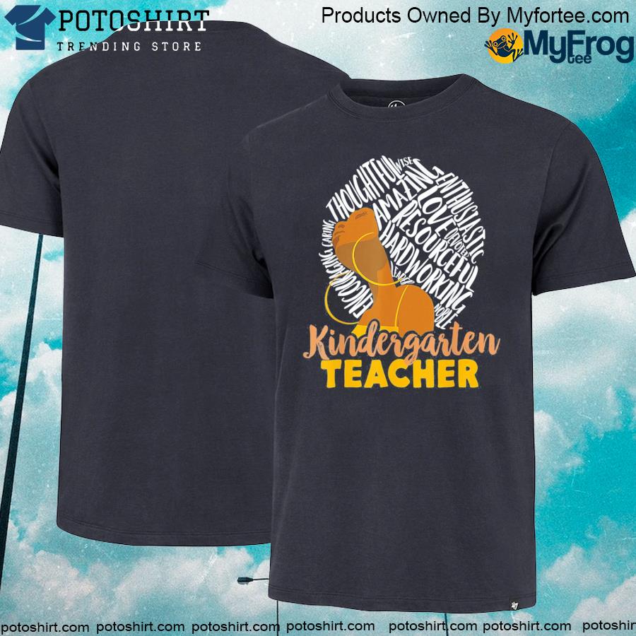 Kindergarten teacher dope melanin black history month T-shirt