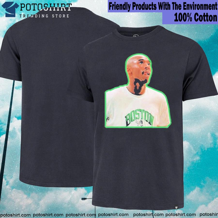 Kobe Bryant with Boston celtics 1996 T-shirt