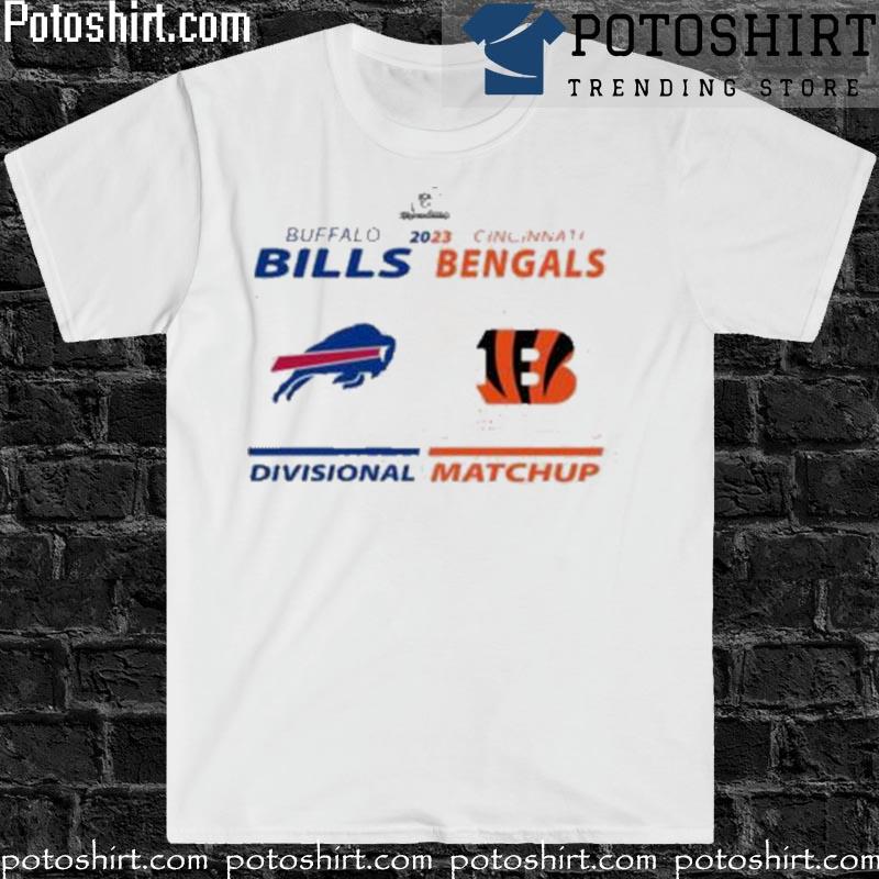 Cincinnati Bengals Vs Buffalo Bills 2022- 2023 Afc Divisional Matchup shirt,  hoodie, sweater and long sleeve