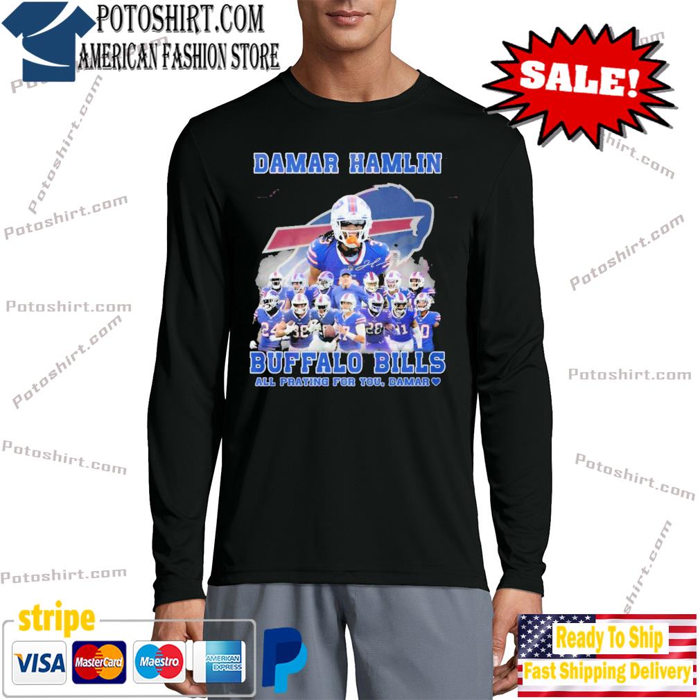 Men's Buffalo Bills Pray For Damar Hamlin Tee Shirt, hoodie, sweater, long  sleeve and tank top