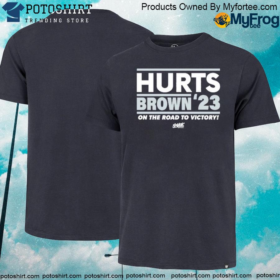 Official hurts Brown 23 T-Shirt, Hurts Brown Road To Victory Shirt
