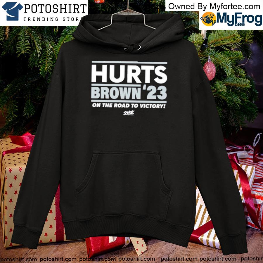 Official hurts Brown 23 T-Shirt, Hurts Brown Road To Victory Shirt hoodie