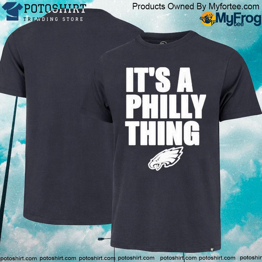 Official men's New Era Black Philadelphia Eagles It's A Philly Thing T-Shirt