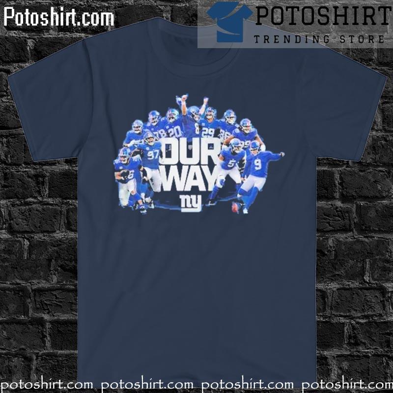 New york giants team our way player 2023 shirt, hoodie, sweater and long  sleeve