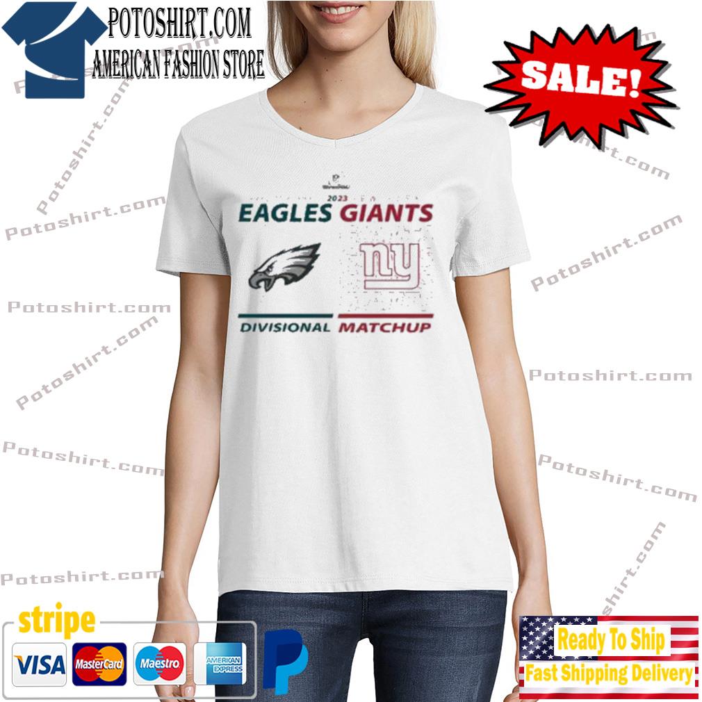 Nfl New York Giants Women's Weak Side Blitz Marled Left Chest Short Sleeve  T-shirt : Target