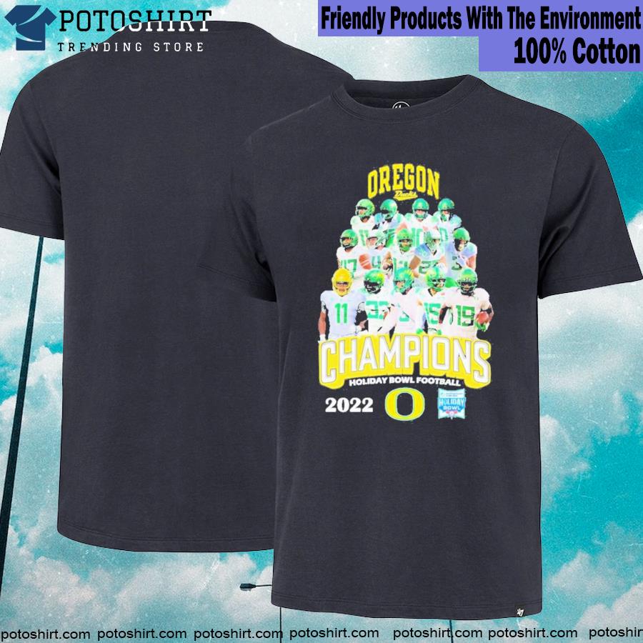 Oregon Duck champions holiday bowl football 2022 shirt
