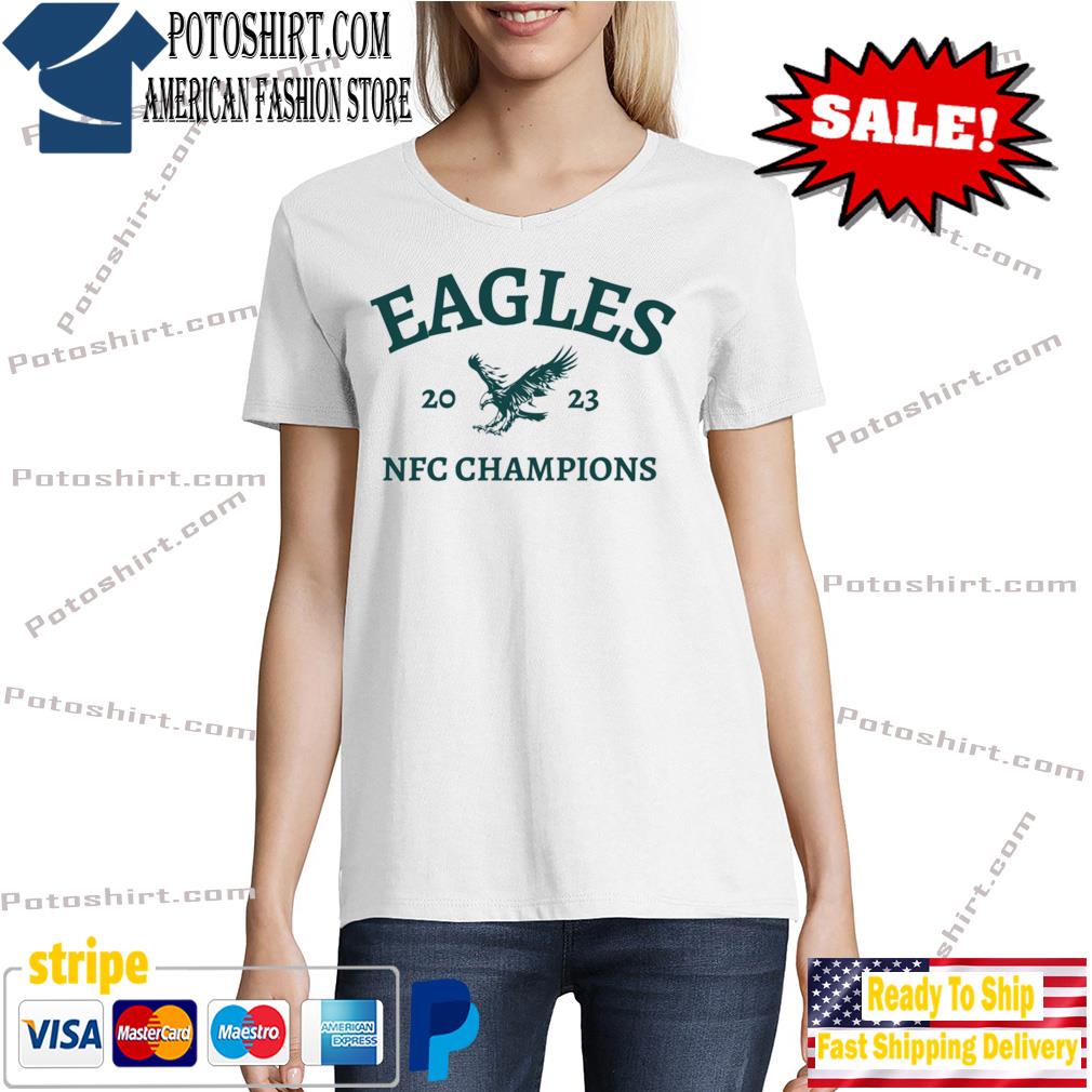 Philadelphia Eagles Lvii Super Bowl Nfc Champions Shirt Ladies T-shirt