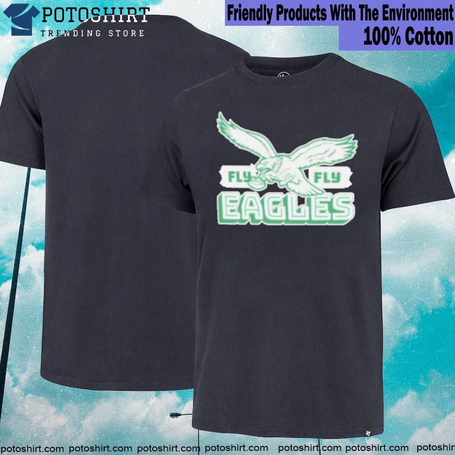 Philadelphia eagles fly eagles fly white logo T-shirt