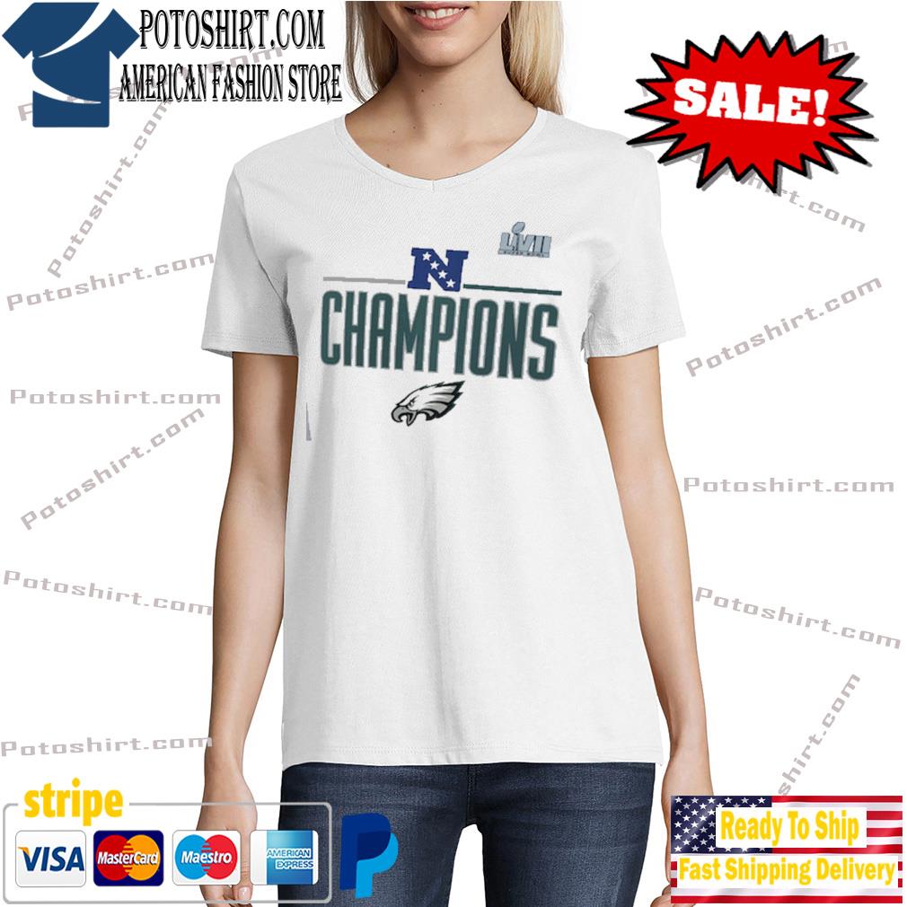 Philadelphia Eagles Nike 2022 NFC Champions Roster Long Sleeve T-Shirt -  White