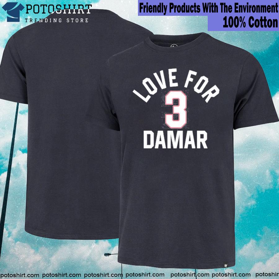 Love For 3 Damar Hamlin Shirt, Custom prints store