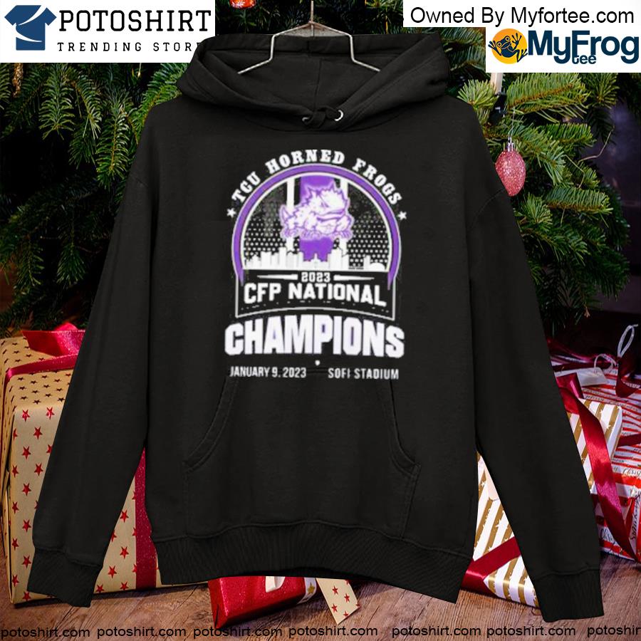 Tcu horned frogs 2023 cfp national champions s hoodie