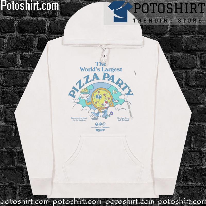 The World'S Largest Pizza Party Shirt hoodiess