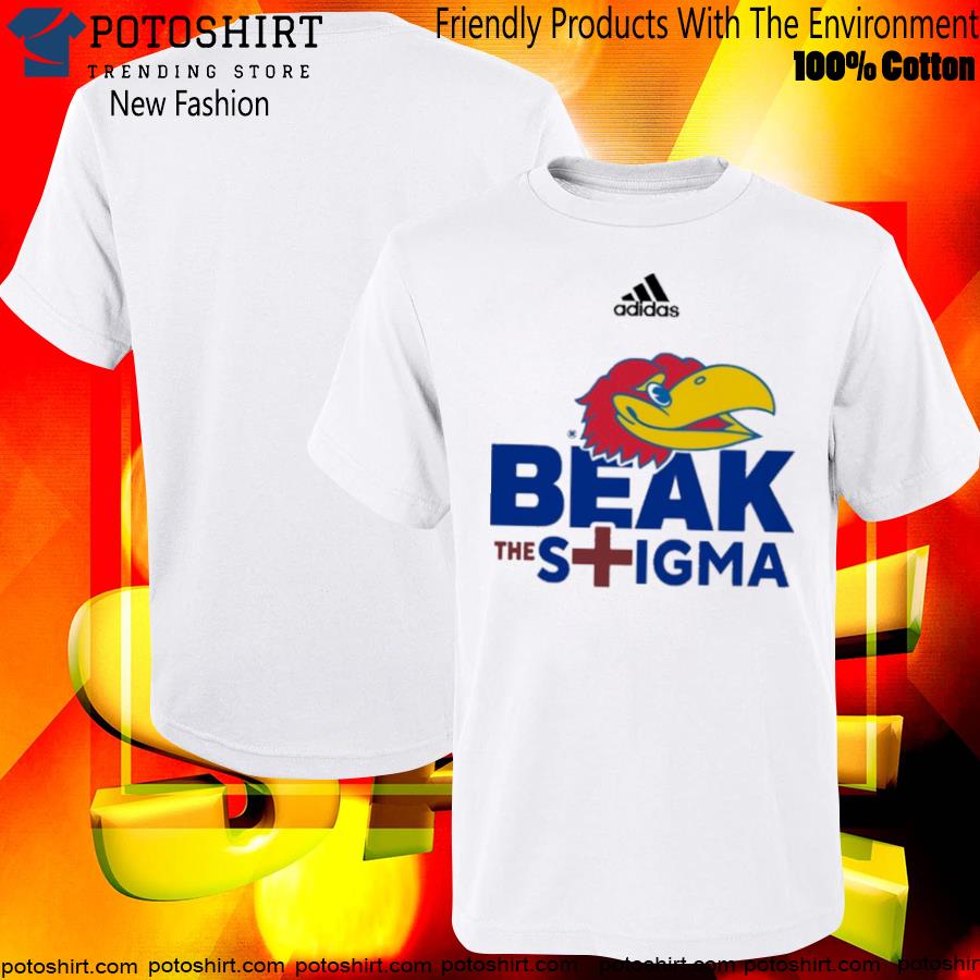 Adidas Kansas jayhawks beak the stigma shirt