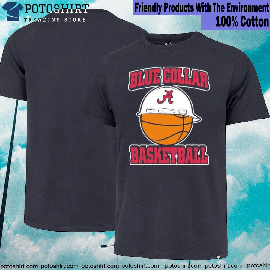 Alabama crimson tide blue collar basketball 2023 T-shirt