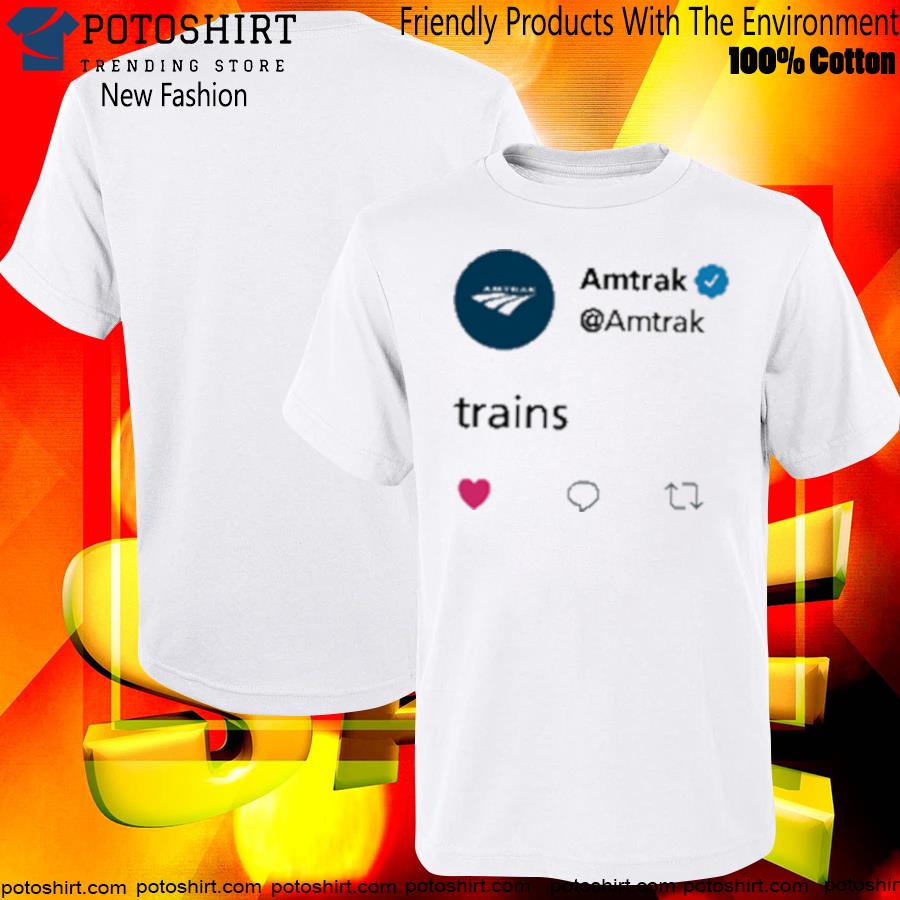 Amtrak Tweet Trains Twitter Tee Shirt