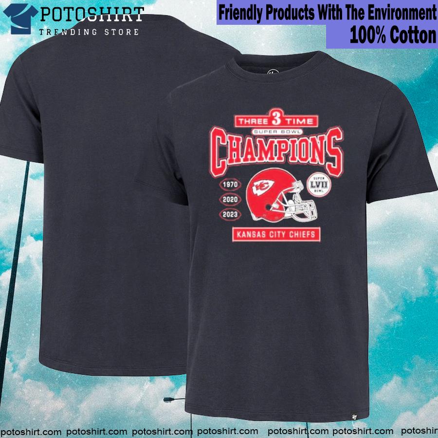 Three Time Super Bowl Champions 1970 2020 2023 Kansas City Chiefs shirt,  hoodie, sweater, long sleeve and tank top