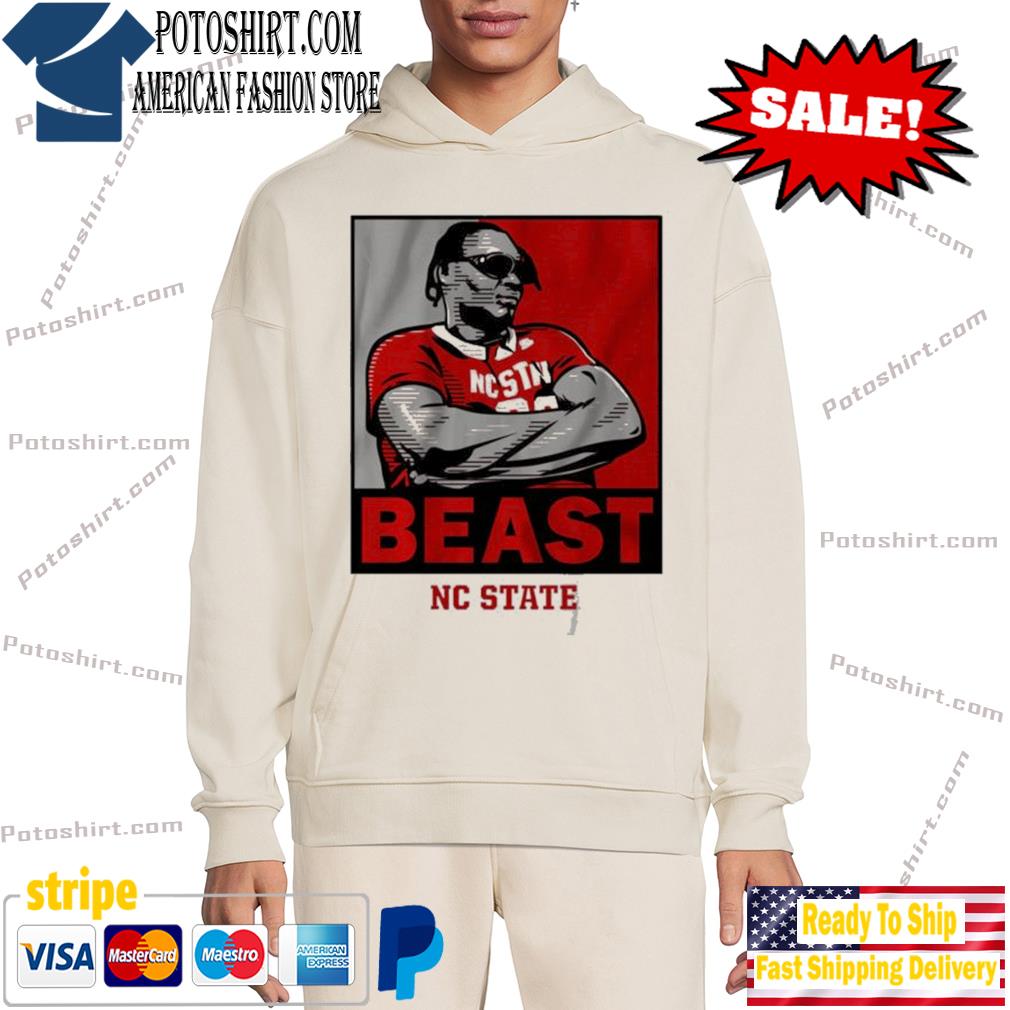DJ Burns Beast Shades Shirt, NC State DJ Burns T-Shirt hôdie trang