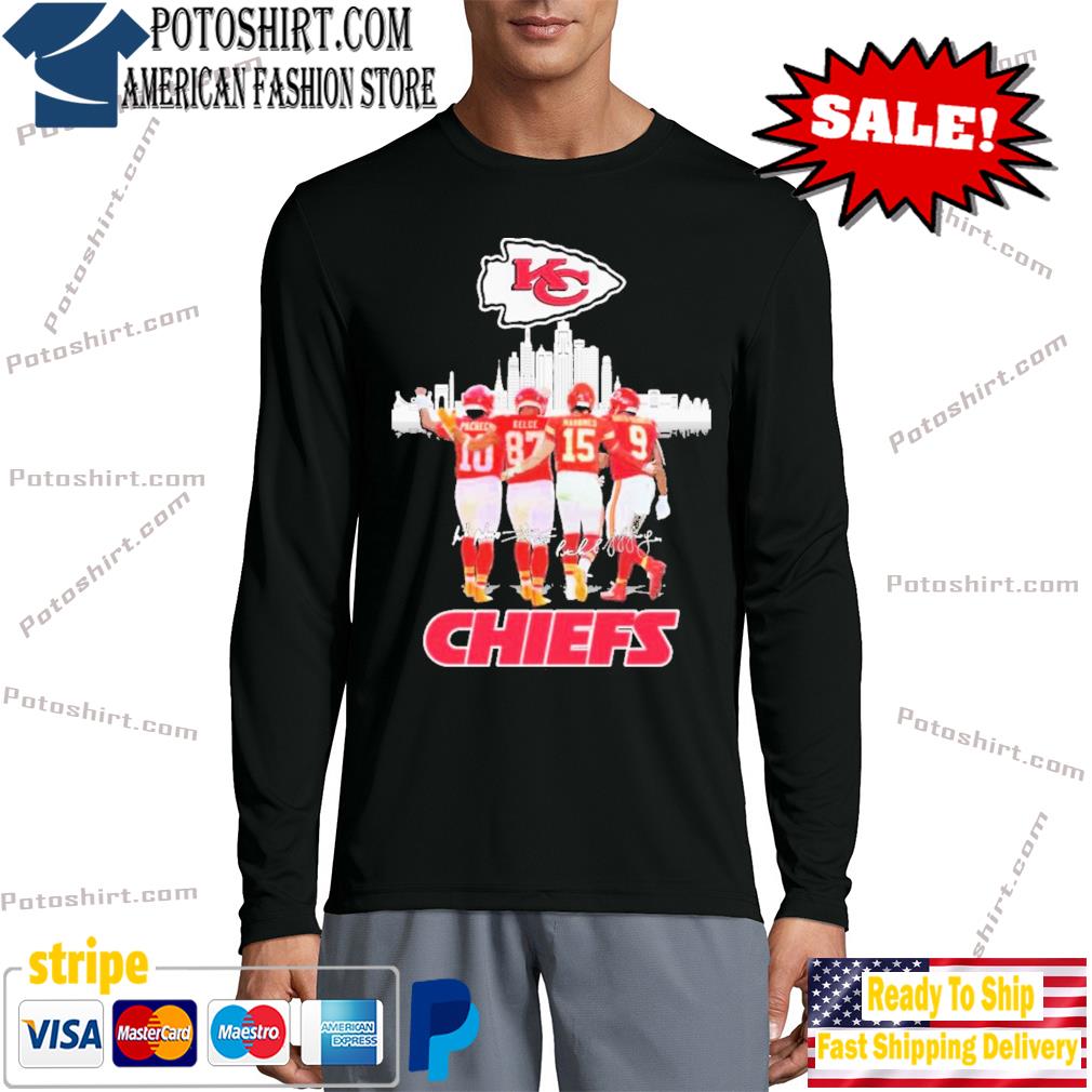 Kansas City Chiefs Travis Kelce Patrick Mahomes And Isiah Pacheco  Signatures Shirt, hoodie, sweater, long sleeve and tank top