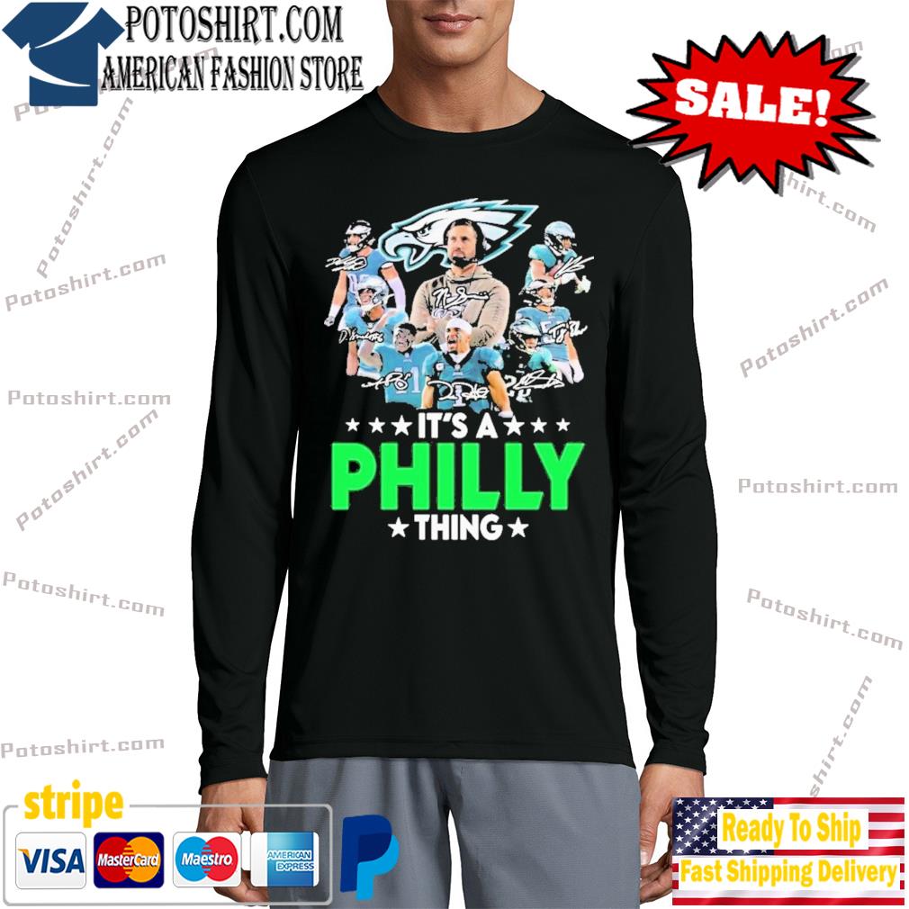 Hot philadelphia eagles team it's a philly thing signatures T