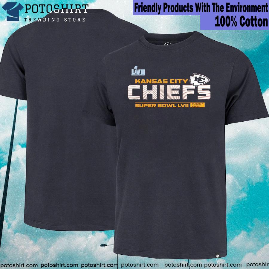 Kansas City Chiefs Fanatics Branded Super Bowl LVII Vivid Striations T-Shirt