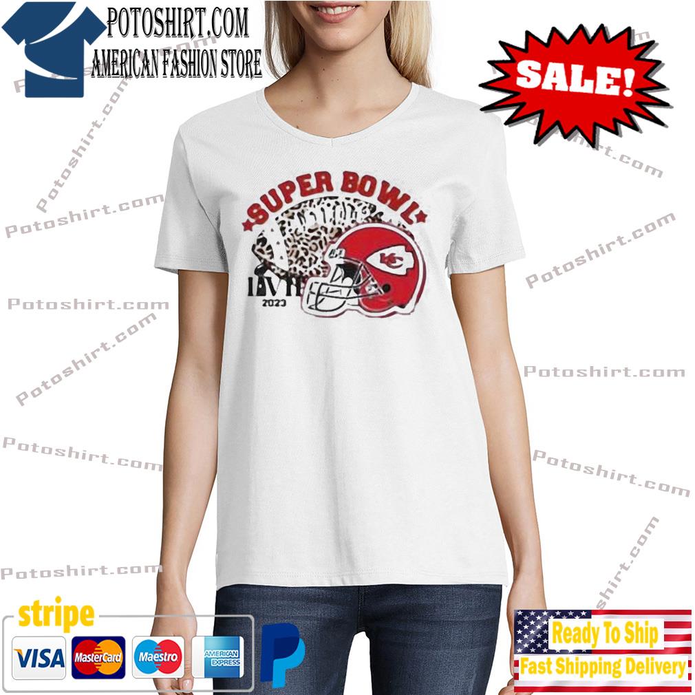 Kansas City Chiefs Leopard Print Gameday Super Bowl 2023 Football Shirt