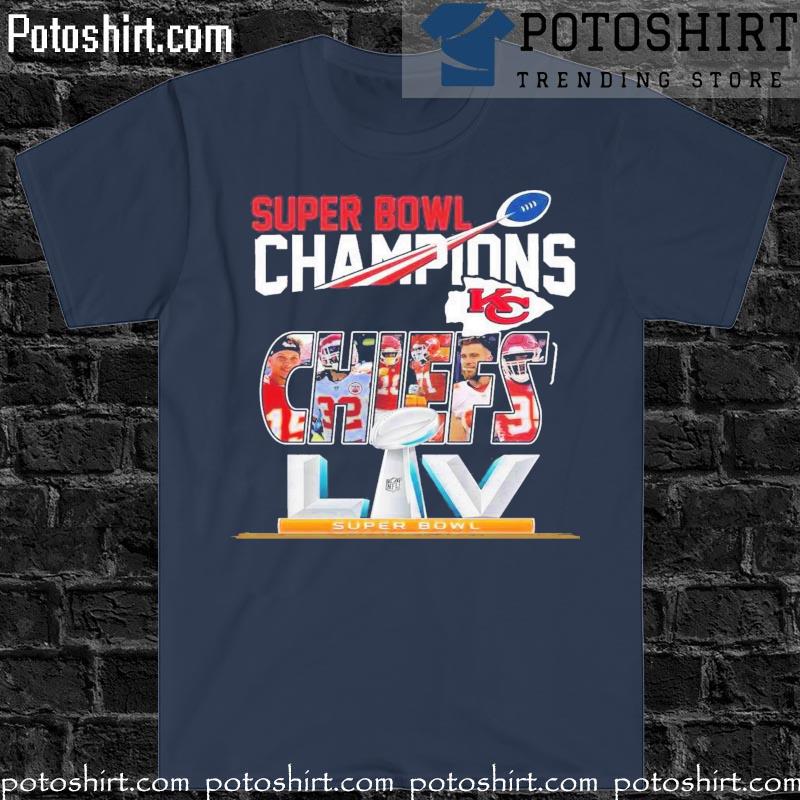 Kansas City Chiefs Grey Super Bowl LVII Champions T-Shirt by