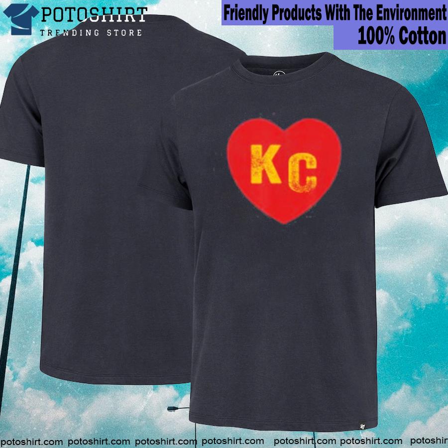 KC Red & Yellow Heart Kansas City Red yellow heart kc red kc T-Shirt