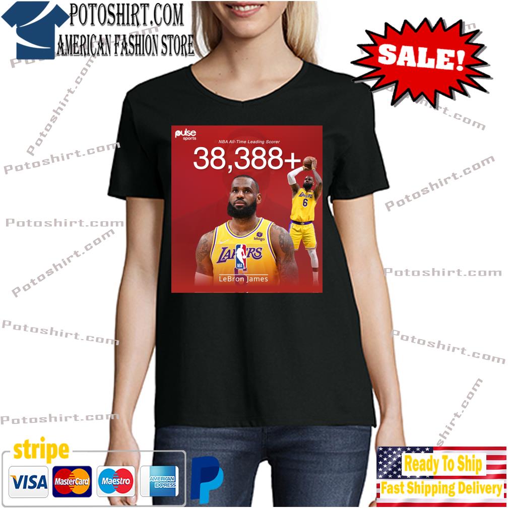 LeBron James t-shirts, sweatshirts 2023: NBA all-time scoring