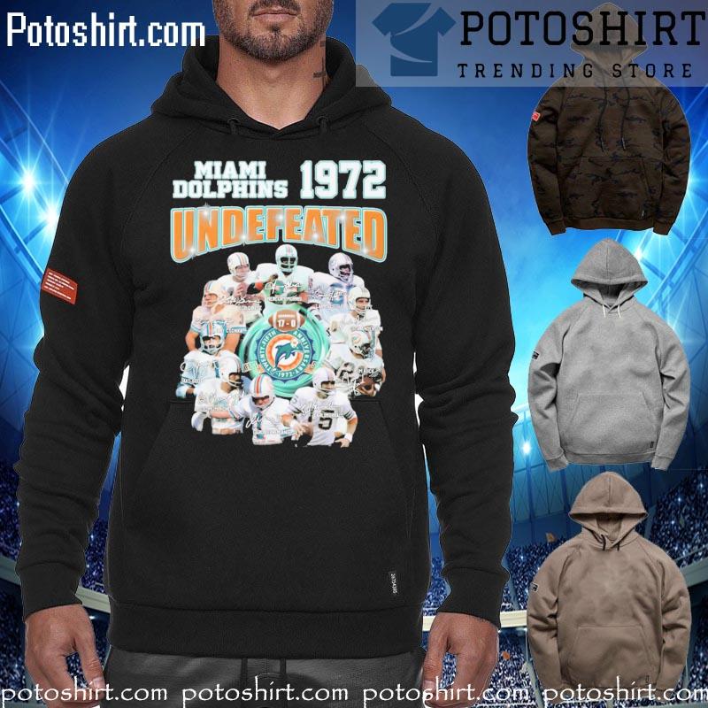 Miami Dolphins Twenty Fifth 1972 Anniversary Undefeated T Shirt