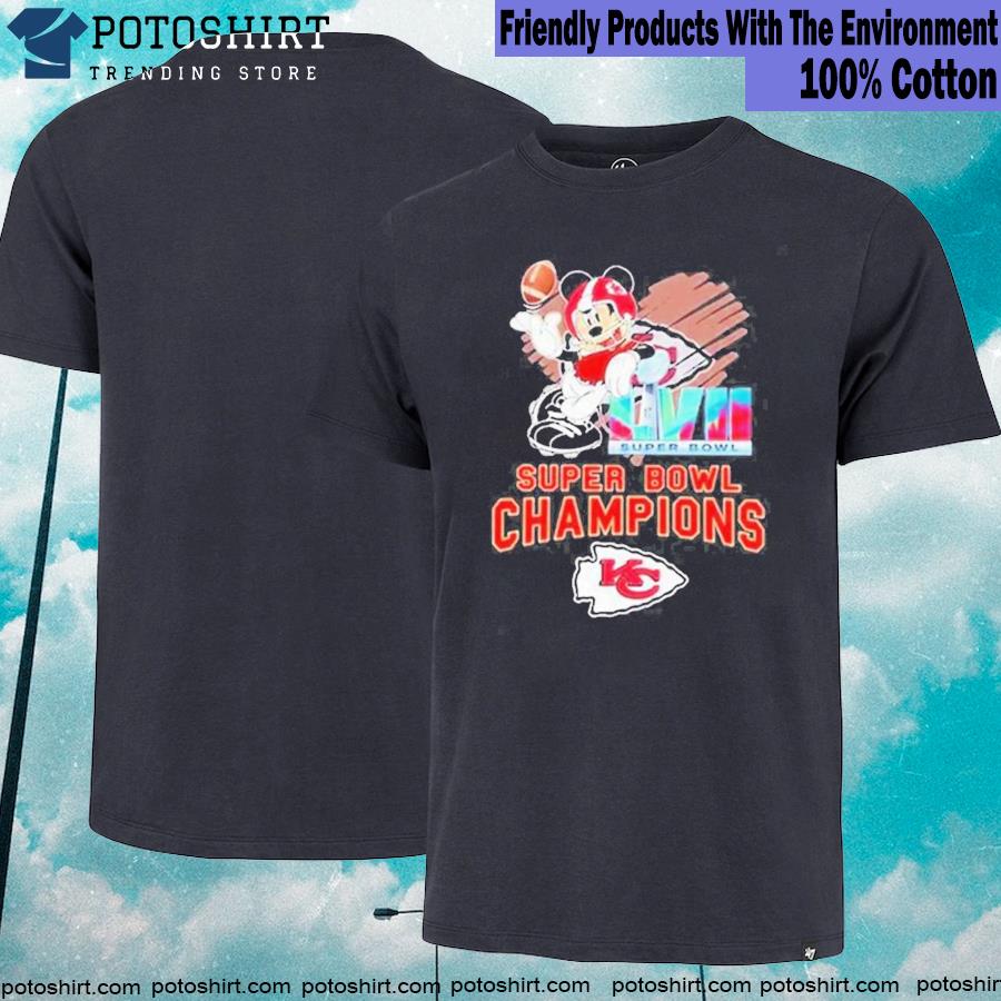 Mickey Kansas City Chiefs Super Bowl LVII Champions Shirt