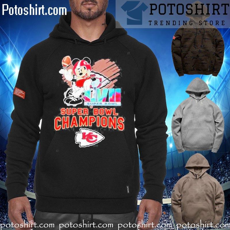 Mickey Kansas City Chiefs Super Bowl LVII Champions Shirt hoodiess