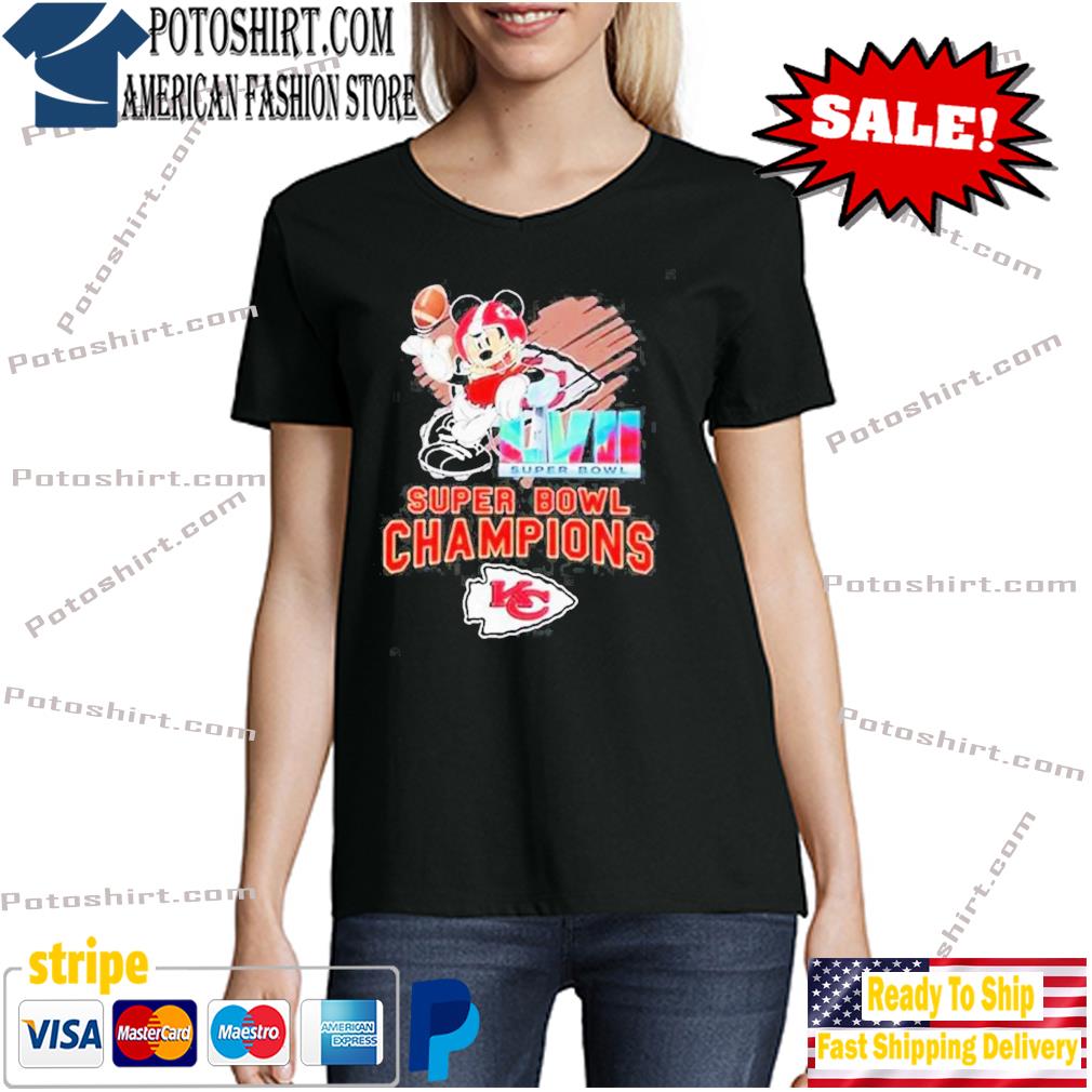 Official Mickey Kansas City Chiefs Super Bowl LVII champions shirt