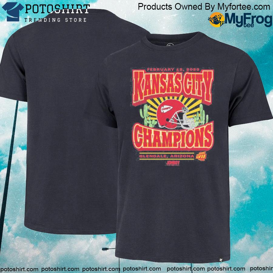 Official 2023 Kansas Champions LVII Shirt, Feb 12th, Super Bowl LVII T-Shirt