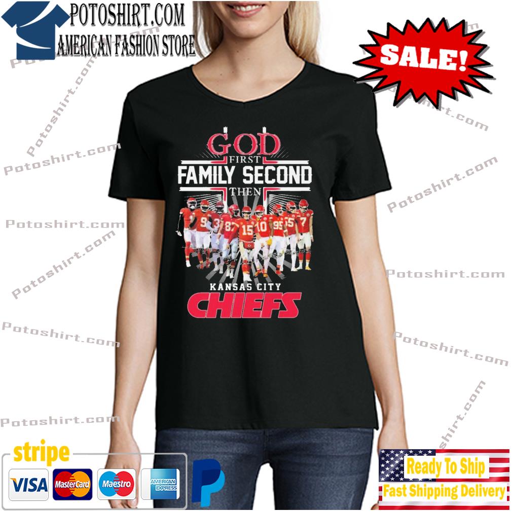 SALE] Personalized Kansas City Chiefs God First Family Second