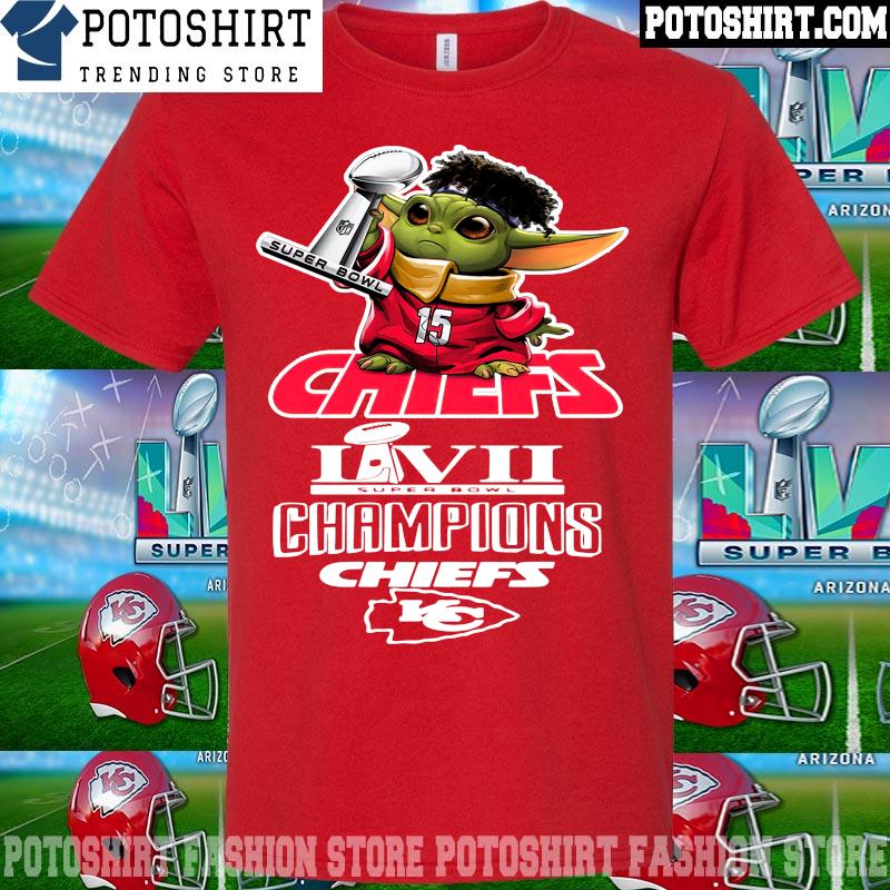 Official kansas City Chiefs Super Bowl Lvi Shirt Baby Yoda Patrick Mahomes Kansas Champions