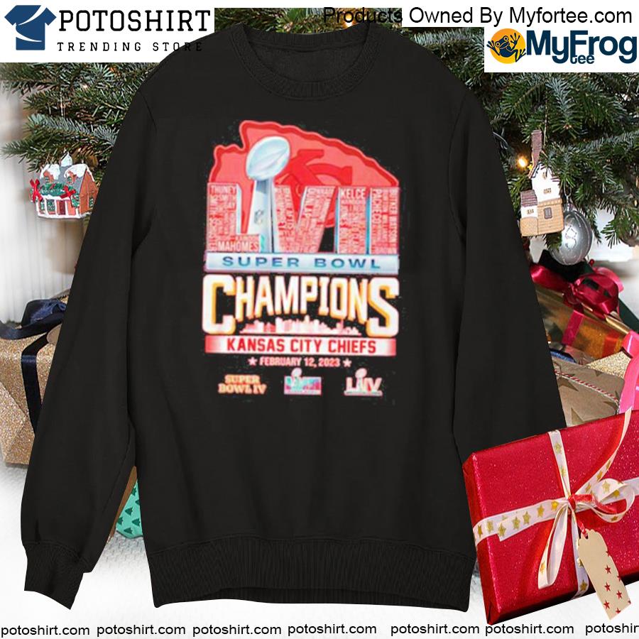 Kansas City Chiefs Super Bowl Champions February 12 2023 shirt, hoodie,  sweater, long sleeve and tank top