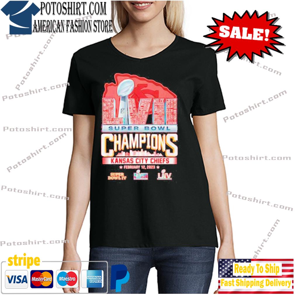 LVII Super Bowl Champions Kansas City February 12 2023 T Shirt