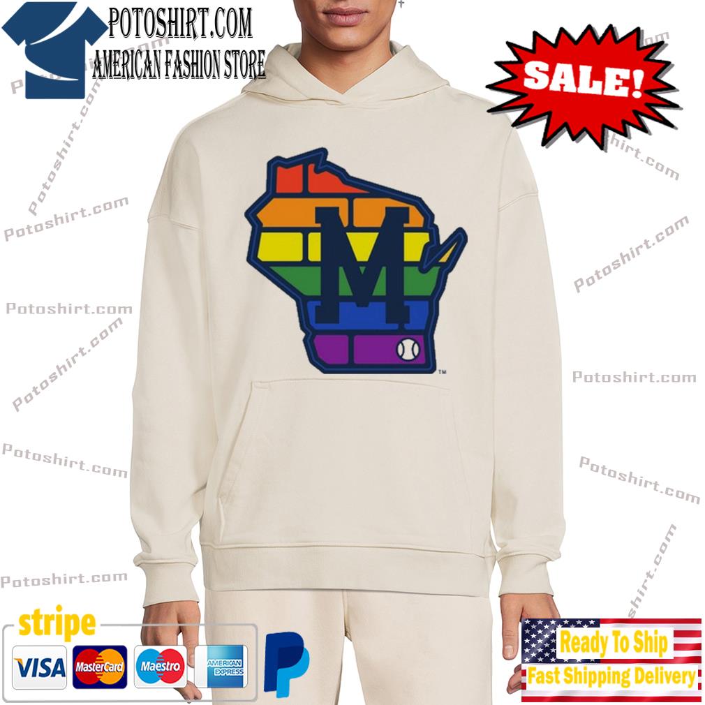 Official milwaukee brewers pride night 2023 shirt, hoodie, sweater, long  sleeve and tank top