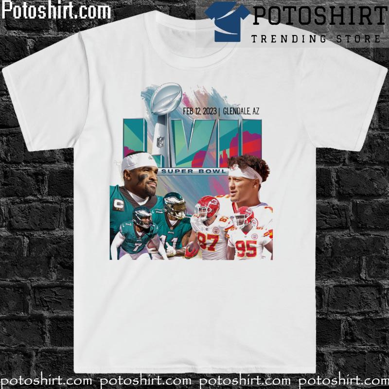 Super Bowl 2023 Philadelphia Eagles Kansas City Chiefs Shirt ⋆ Vuccie