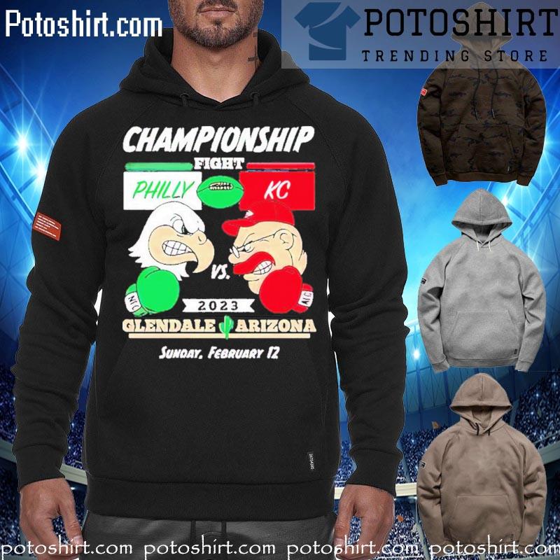 PHILLY VS. KC CHAMPIONSHIP FIGHT T-SHIRT hoodiess