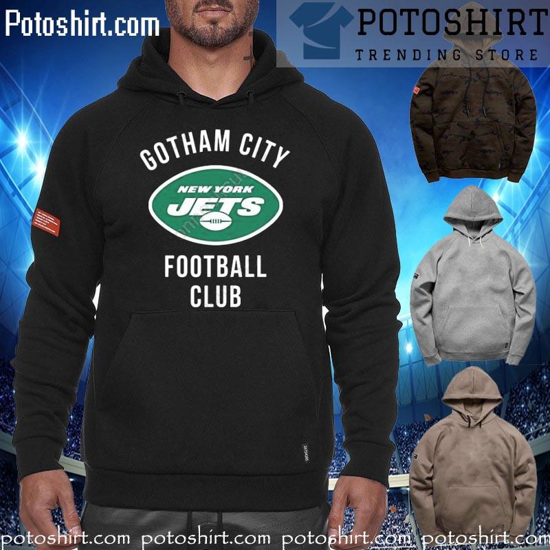 Robert Saleh Wearing Gotham City New York Jets Football Club Hoodie -  Teerockin