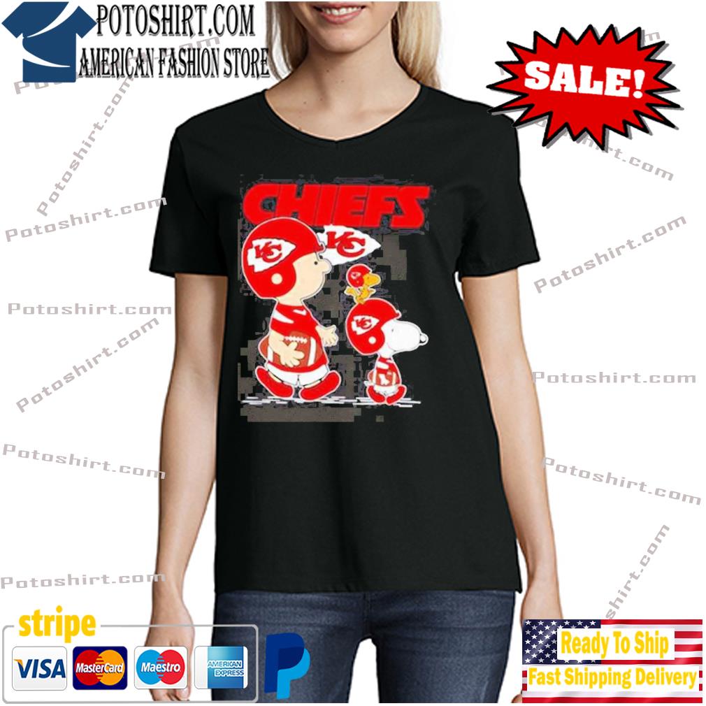 Snoopy And Charlie Playing Kansas City Chiefs Shirt, hoodie, sweater, long  sleeve and tank top